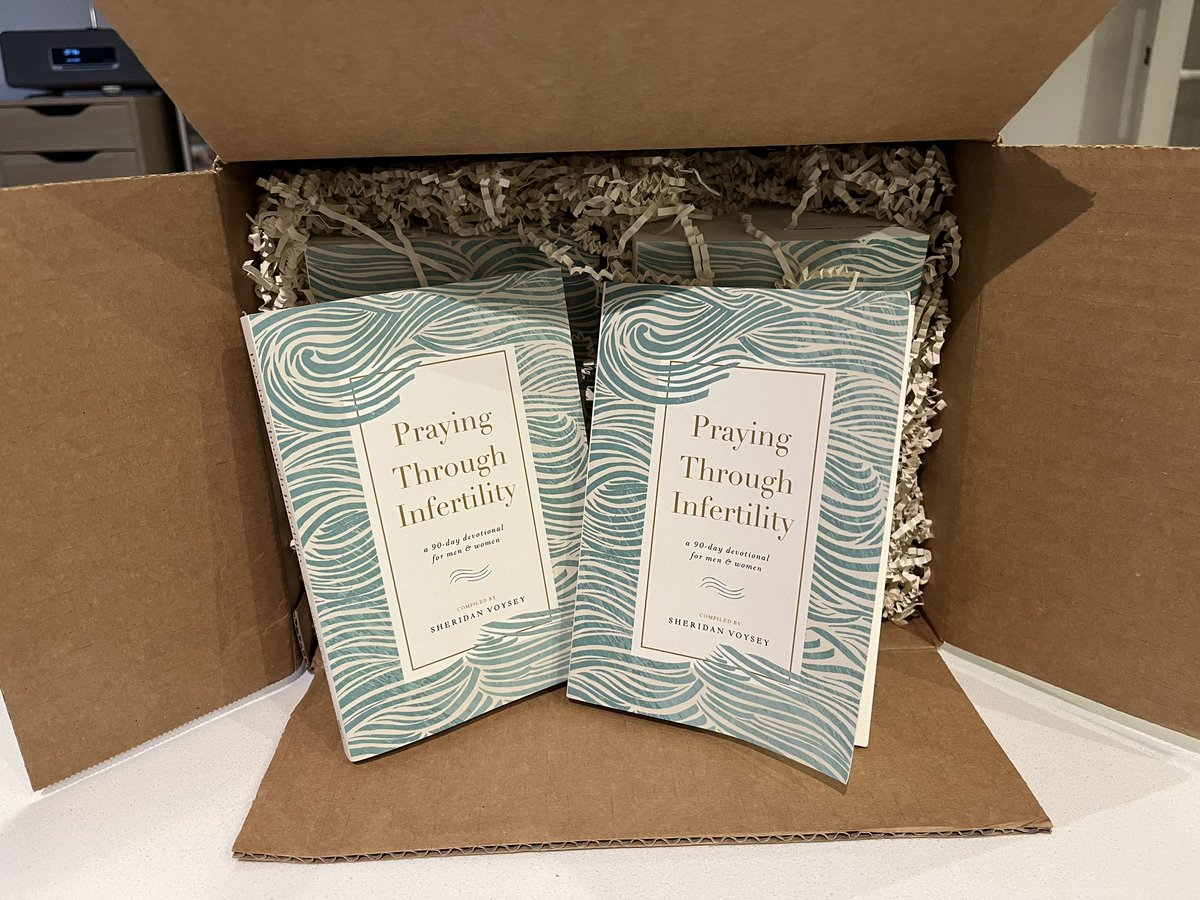 So good to see this for real! 
And so glad and honoured to share some of our story in it. 
Infertility is a lonely business…hoping this book can be a friend on the road. 
Out in US today. 
Pre-order in UK, publ 15th Feb.
#prayingthroughinfertility PrayingThroughInfertility.com