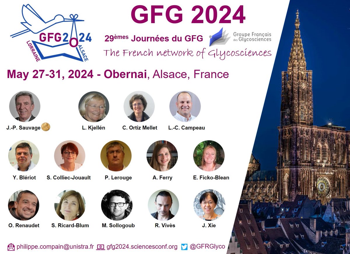 Registration & call for abstracts now open for GFG2024. Abstracts due March 15. We look forward to seeing you there! #glycotime gfg2024.sciencesconf.org