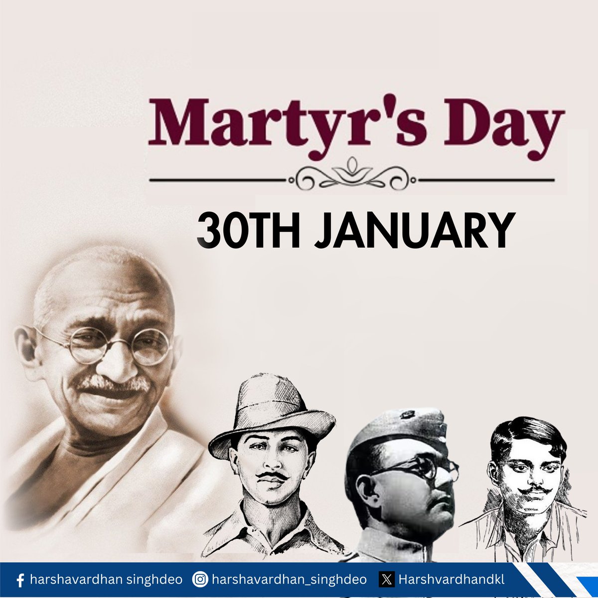 #MartyrsDay #harshavardhansinghdeo #dhenkanal #MahatmaGandhi #chandrasekharazad #india