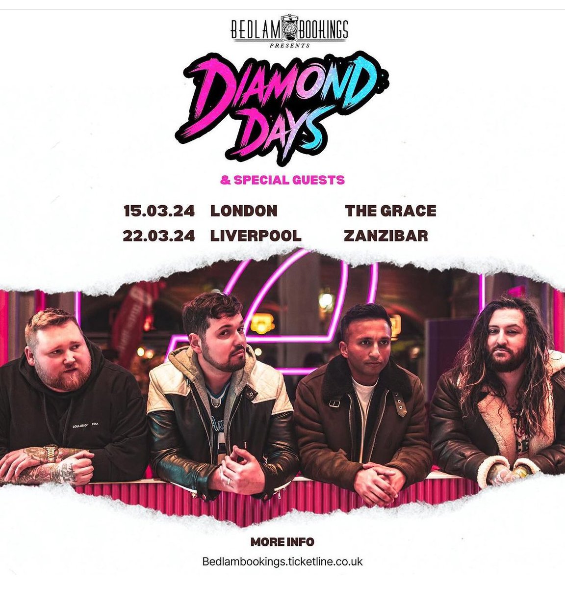 Sarah ππΆβ½οΈπ (@sl_dee73) on Twitter photo Friends of mine have got their band back together and are doing a few gigs. A rock band at heart. Go check them out if you can. Tickets at Bedlambookings.ticketline.co.uk
On socials theyβre on FB, Instagram & <a href="/DiamondDaysUK/">Diamond Days</a> Friends of mine have got their band back together and are doing a few gigs. A rock band at heart. Go check them out if you can. Tickets at Bedlambookings.ticketline.co.uk
On socials theyβre on FB, Instagram & <a href="/DiamondDaysUK/">Diamond Days</a>