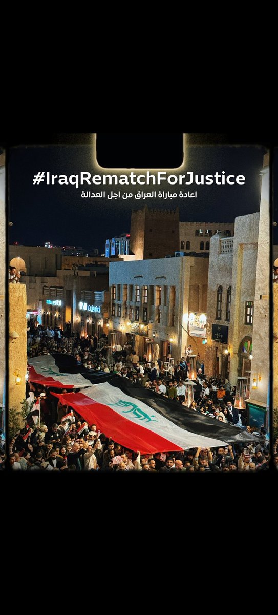 shamsbashiir's tweet photo. #IraqRematchForJustice
#AsianCup2023 https://t.co/8BHl7jiOhh