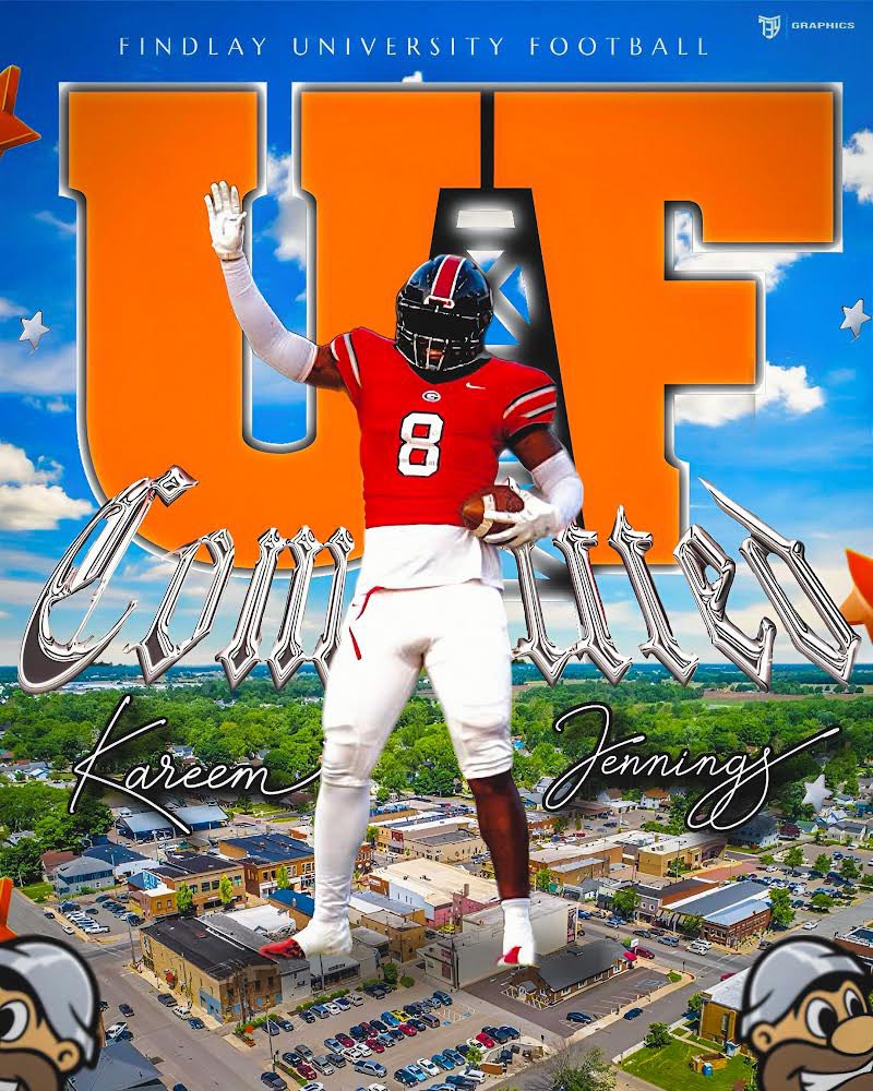 I just wanna say Thanks to the man above and thanks to everyone that was recruiting me but I’ve made my decision and I am 1000% committed to Findlay university 🧡🖤@TarblooderFB @On3Recruits @FindlayOilers