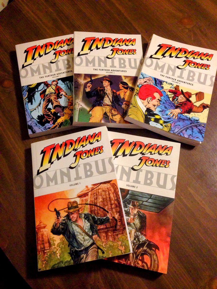 We love to revisit and reread them. We'd love to be able to read a new omnibus (or two) collecting them again.||
#IndianaJones #comics