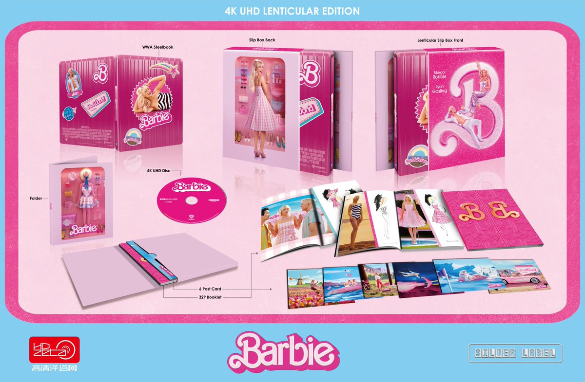 HDzeta's tweet photo. Barbie WWA Steelbook Sliver Label Beauty Shot!!! https://t.co/f7fZy6lBDt