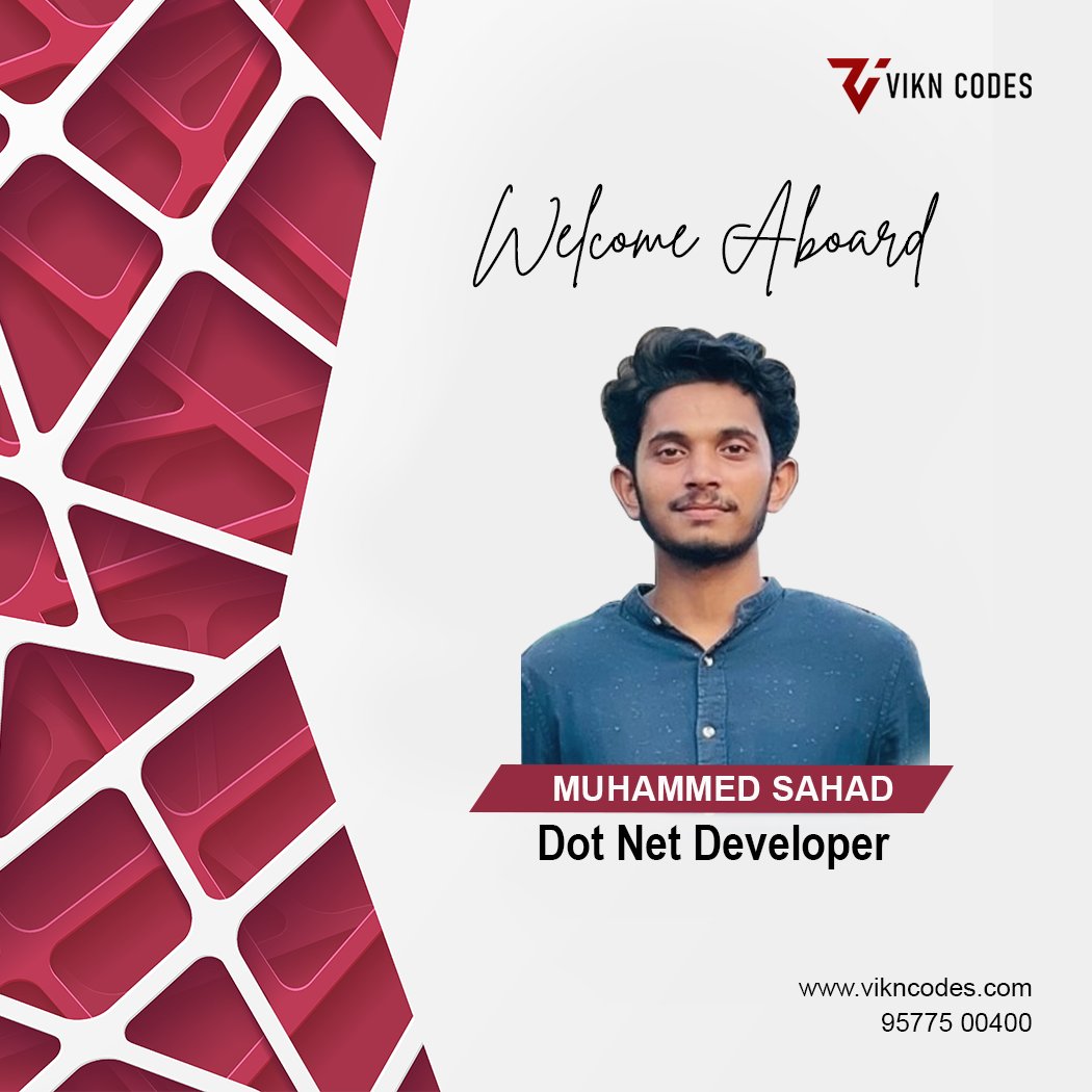 ViknCodes's tweet photo. Welcome to the Vikn Codes family! We're thrilled to have you join our talented team, where innovation and collaboration thrive. Get ready to code your way to success and make an impact that will shape the future. Together, we'll unlock endless possibilities.... https://t.co/hqv8b1DSwm