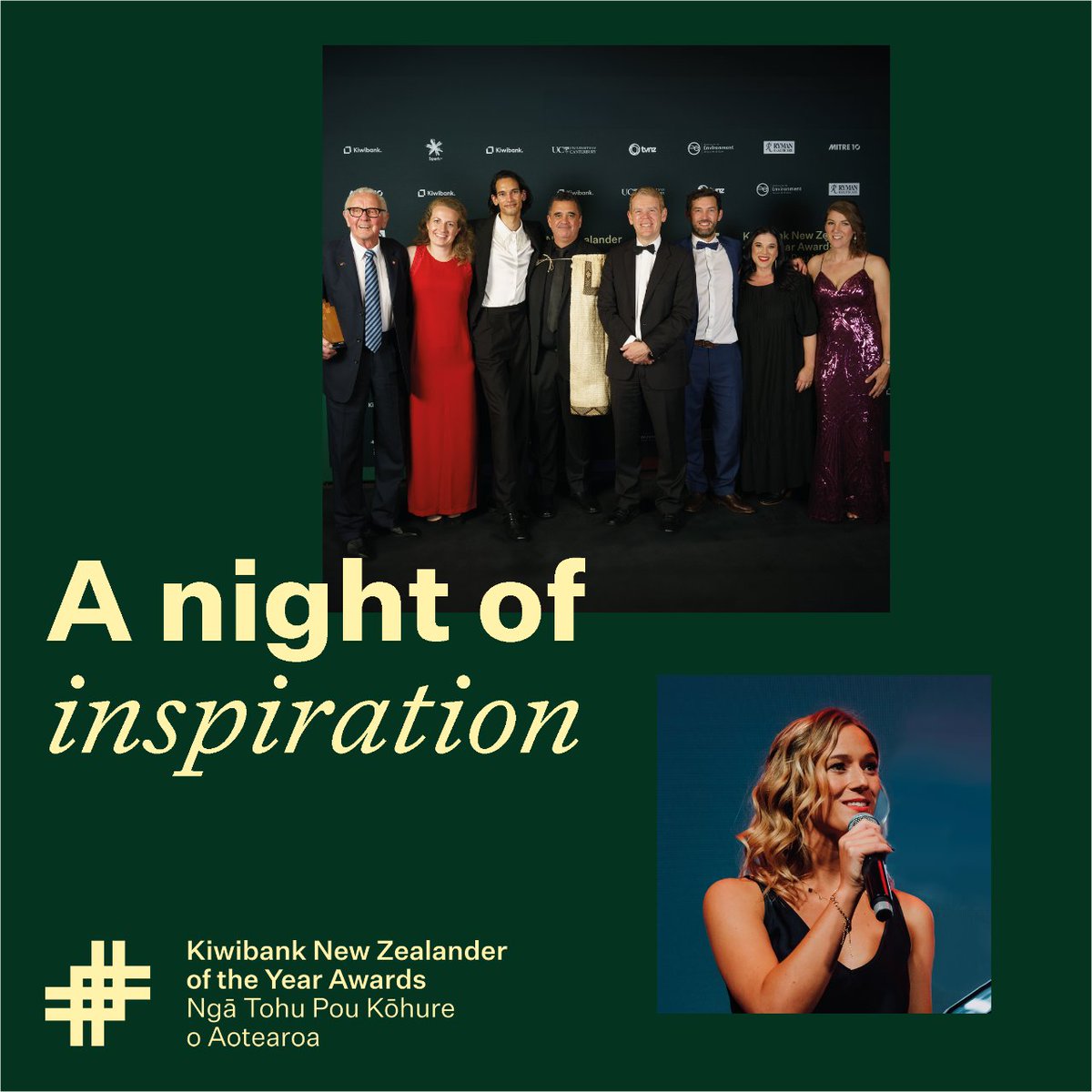 NZeroftheYear's tweet photo. Limited tables of 10 now on sale – rally your friends and whānau together for the best night of the year.
Be in the room to meet the 2024 @KiwibankNZ New Zealander of the Year Award winners. Tables on sale now – link bio! https://t.co/FeR6Eqf9fR