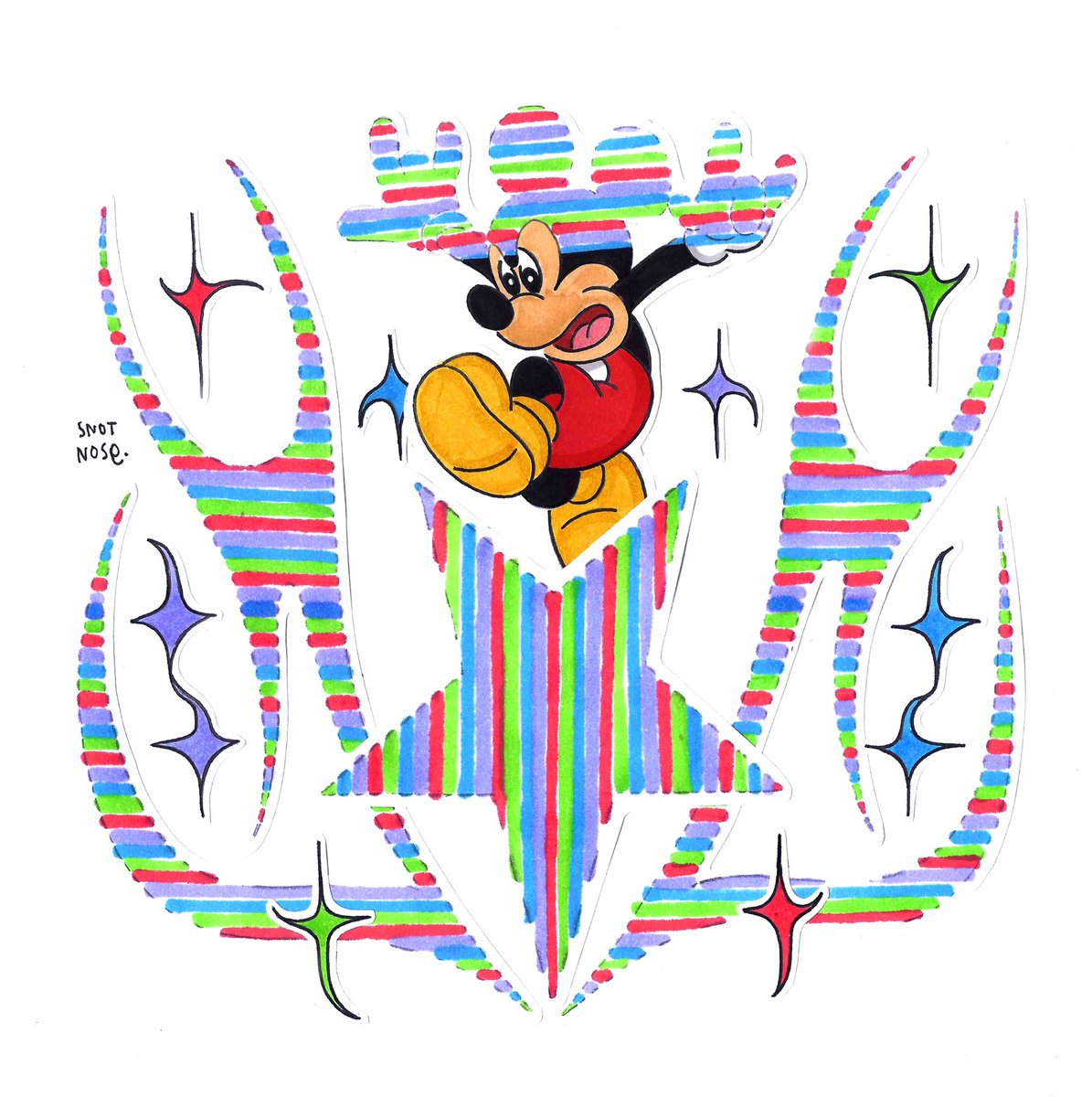 Snotnose6's tweet photo. mickey mouse rave house https://t.co/gWStCi8G6A