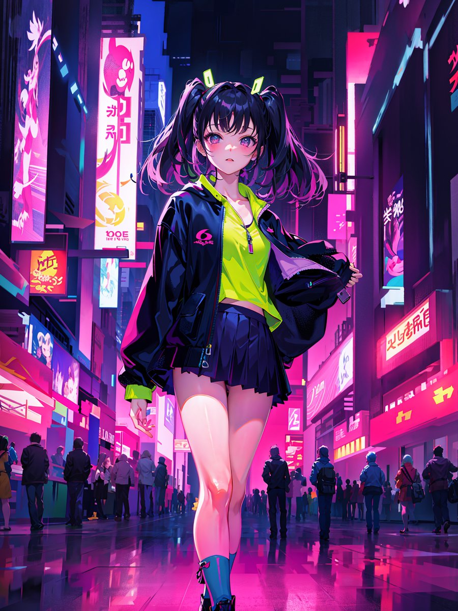 EchoCraftAI's tweet photo. NeoN TokyO✨
<>
<>
<>
@echocraftai
<>
<>
<>
#AIイラスト #DigitalDiva #NeonNomad #AI美女 #animegirl #hantai #AIart #Cyberpunk2077 #AIart #AIgirl #AIArtCommuity #Midjourney #NFTCommunity #NFT #CyberpunkEdgerunners #tokyo #AIArtwork #manga #nijijourney #MartyrsDay #GodMorningTuesday #WonderfulWorld #ONEPIECE1106 #ZoroxSanji #Trending #TrendingNow