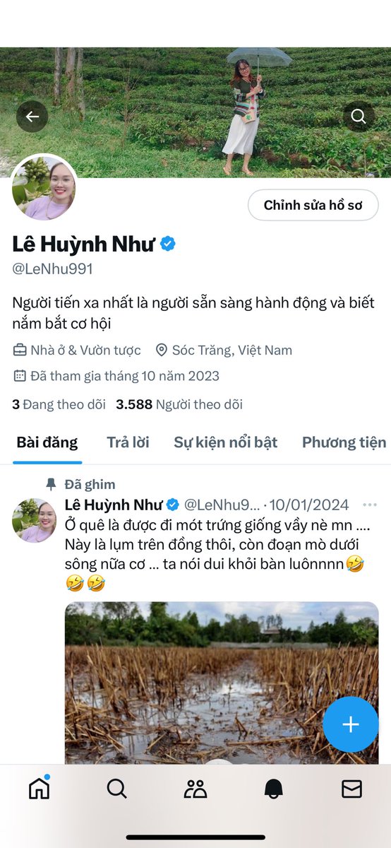 Lê Huỳnh Như tweet media