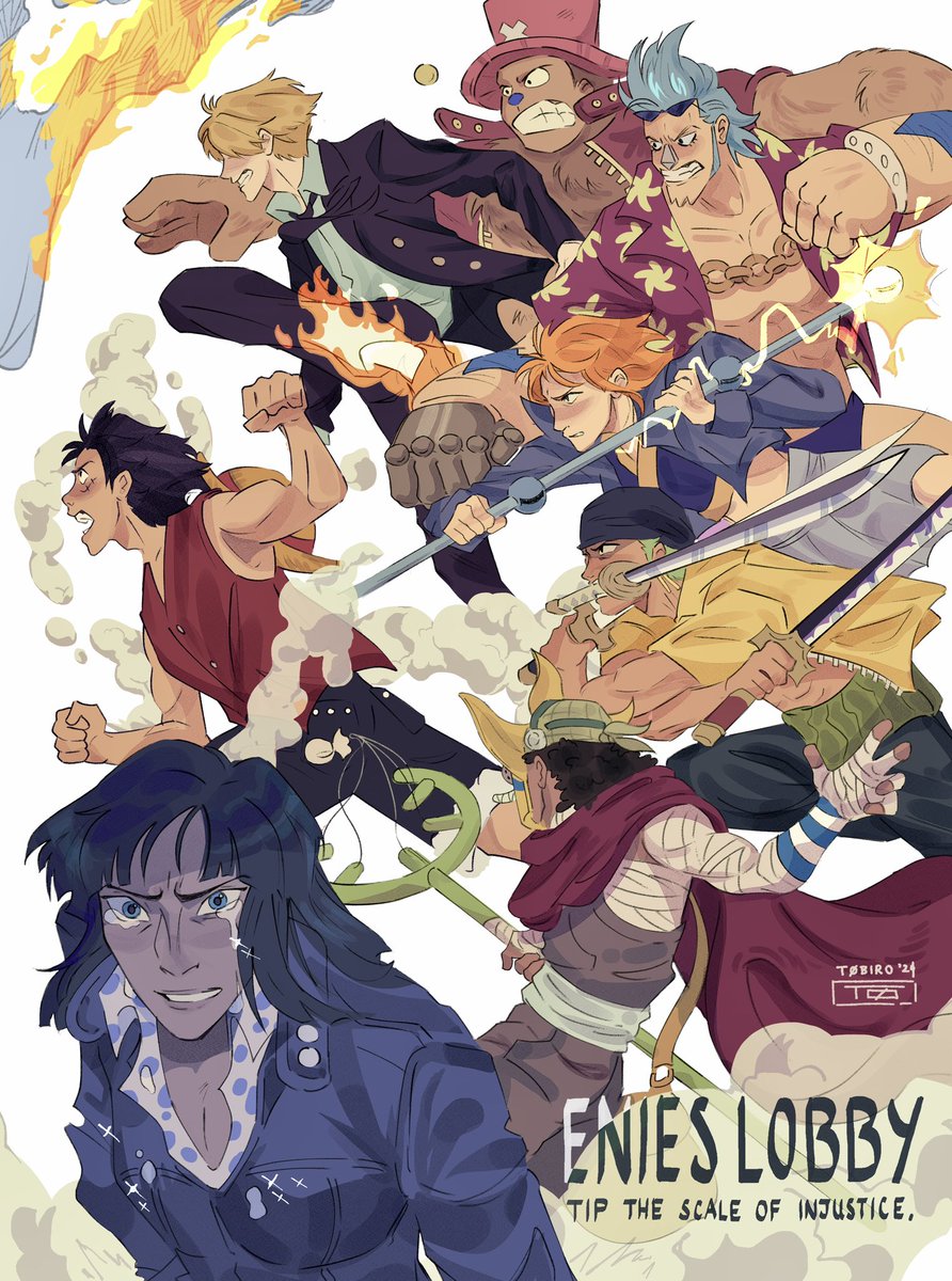 t0birooo's tweet image. ENIES LOBBY #ONEPIECE