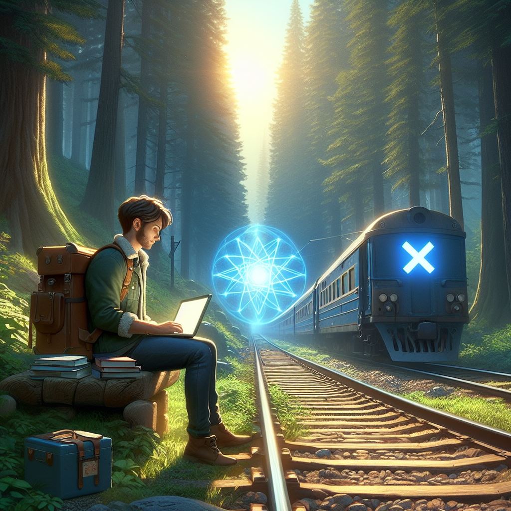 Good morning, X tribe! ☀️ 

Embracing the tranquility of the mountain air as I study amidst towering trees. 📚🌲 The rustle of leaves and the crisp morning breeze fuel my mind with fresh insights. 🏔️💡 Along the train tracks nearby, I find inspiration in the rhythmic chug of