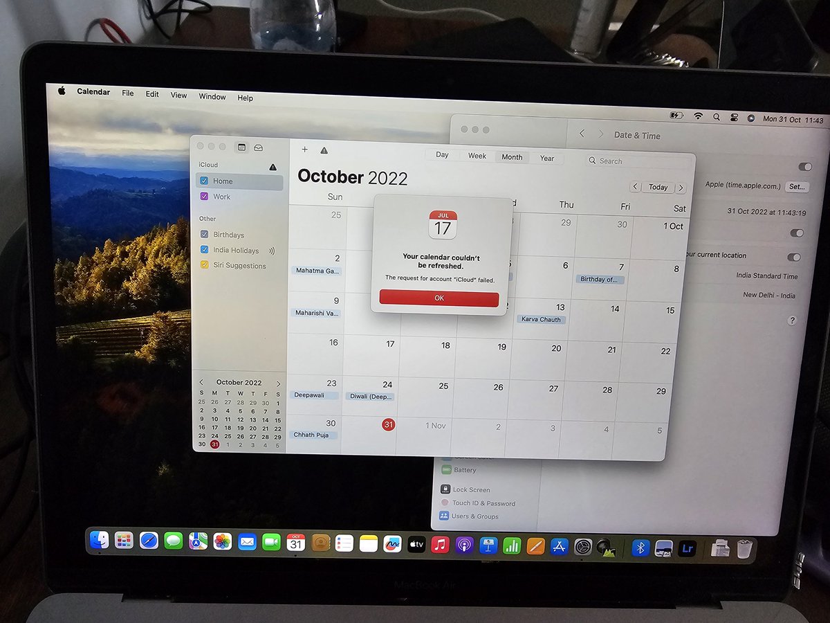 SaraswathiBL's tweet image. @AppleSupport pls help..not sure why I&apos;m not able to refresh  icloud. #applemac #macsupport