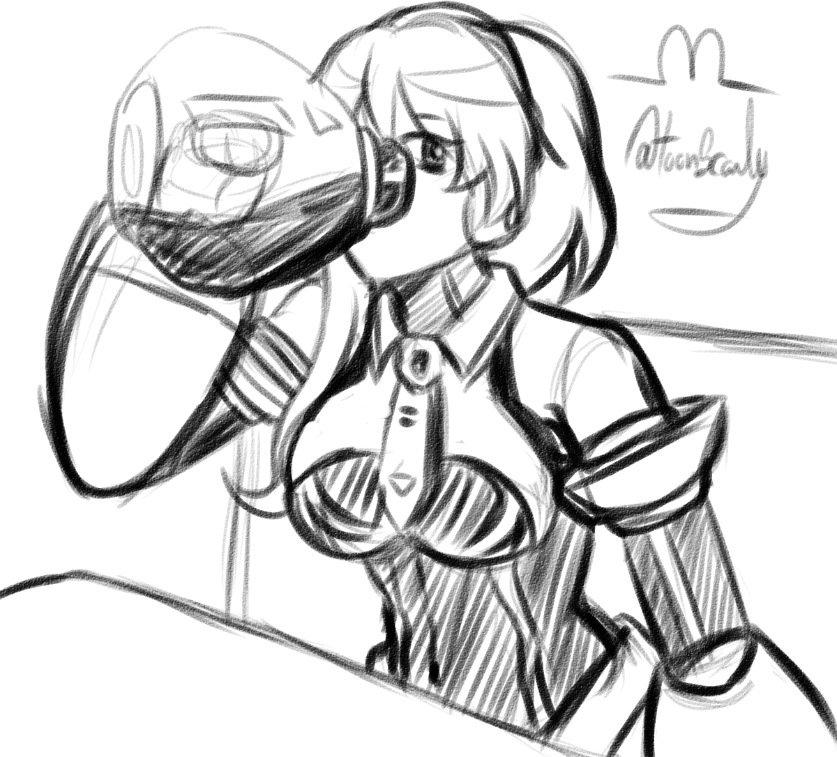 ToonScarly's tweet photo. /🐰/Ico loves coffee 💙💜💙 https://t.co/5My1wxgwLl