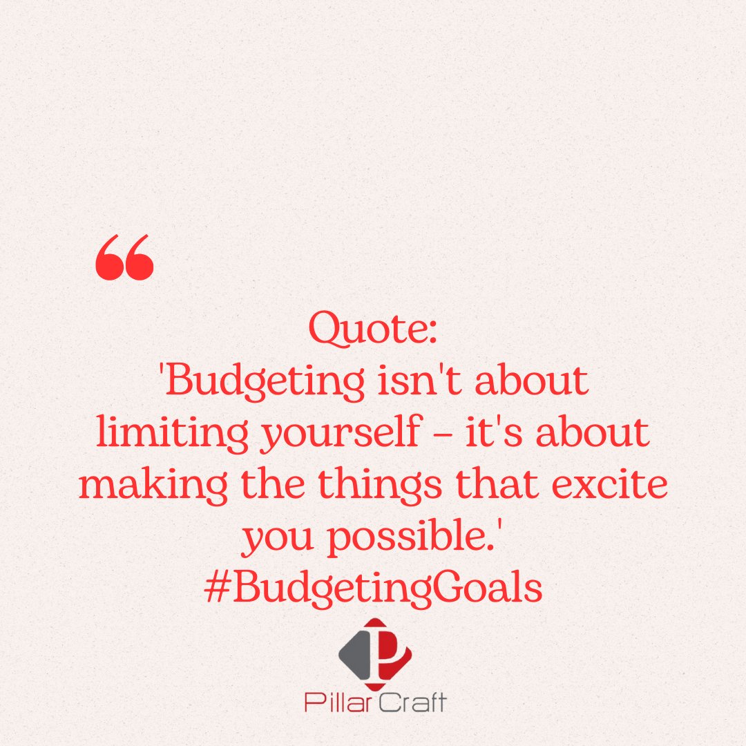 olubayodeagbi's tweet photo. Quote: 'Budgeting isn't about limiting yourself – it's about making the things that excite you possible.' #BudgetingGoals https://t.co/tBWKt82i0A
