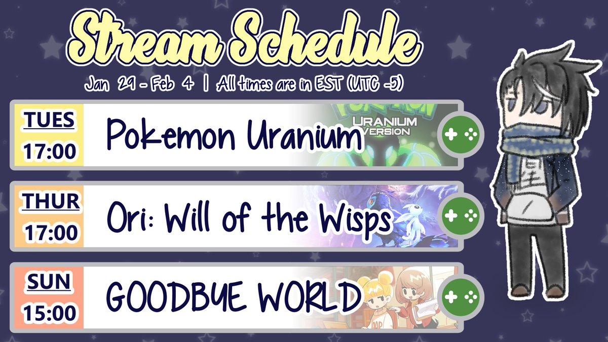 CephCephLive's tweet photo. Hopefully I don't concuss myself again this week (knock on wood). Also we're already 1/12th of the way through 2024. Crazy
#VTuber #ENVTuber #cephceph https://t.co/iiSpGMiLyJ