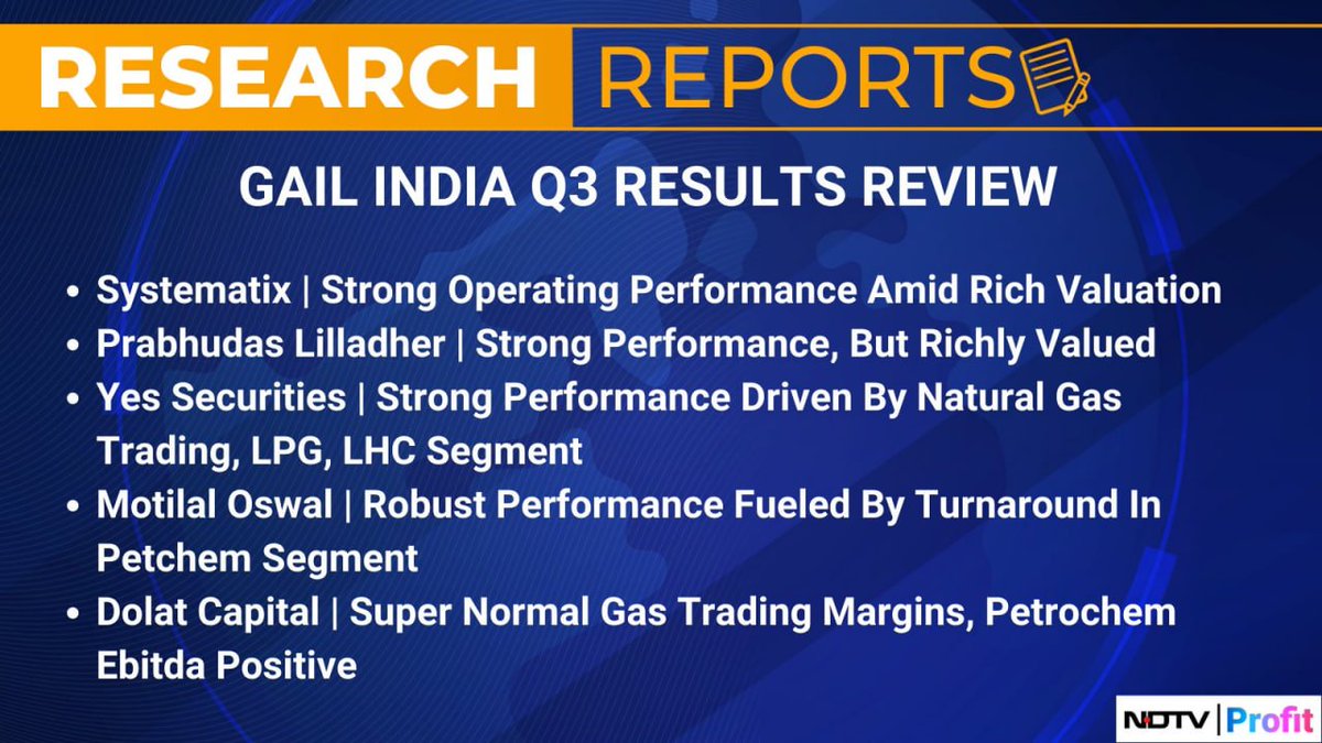 InSMEmpire's tweet image. Research Reports | GAIL (India) Ltd
#ResearchReports #GAIL

#Nifty #BankNifty #FinNifty #MIDCPNIFTY #SENSEX #BANKEX #SNSX50 #Nifty500 #IndiaVix #NSE #BSE #ETF #NBFC

#Finance #Bank #StockNews #Stocks #StockMarket #StockMarketToday #StockMarketIndia #IndianStockMarket