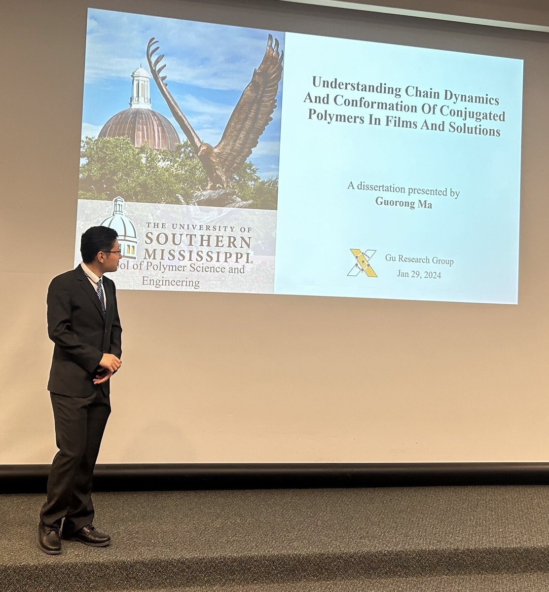 GuResearch's tweet photo. Join us in celebrating a major achievement of our Gu group member, Dr. Guorong Ma! Our awesome student @GuorongMa defended his PhD today, showcasing years of dedication, passion, and great research. Congratulations and Cheers 🥳👏.   #PhDDefense #Research #Milestone https://t.co/zfCtX5lv9i