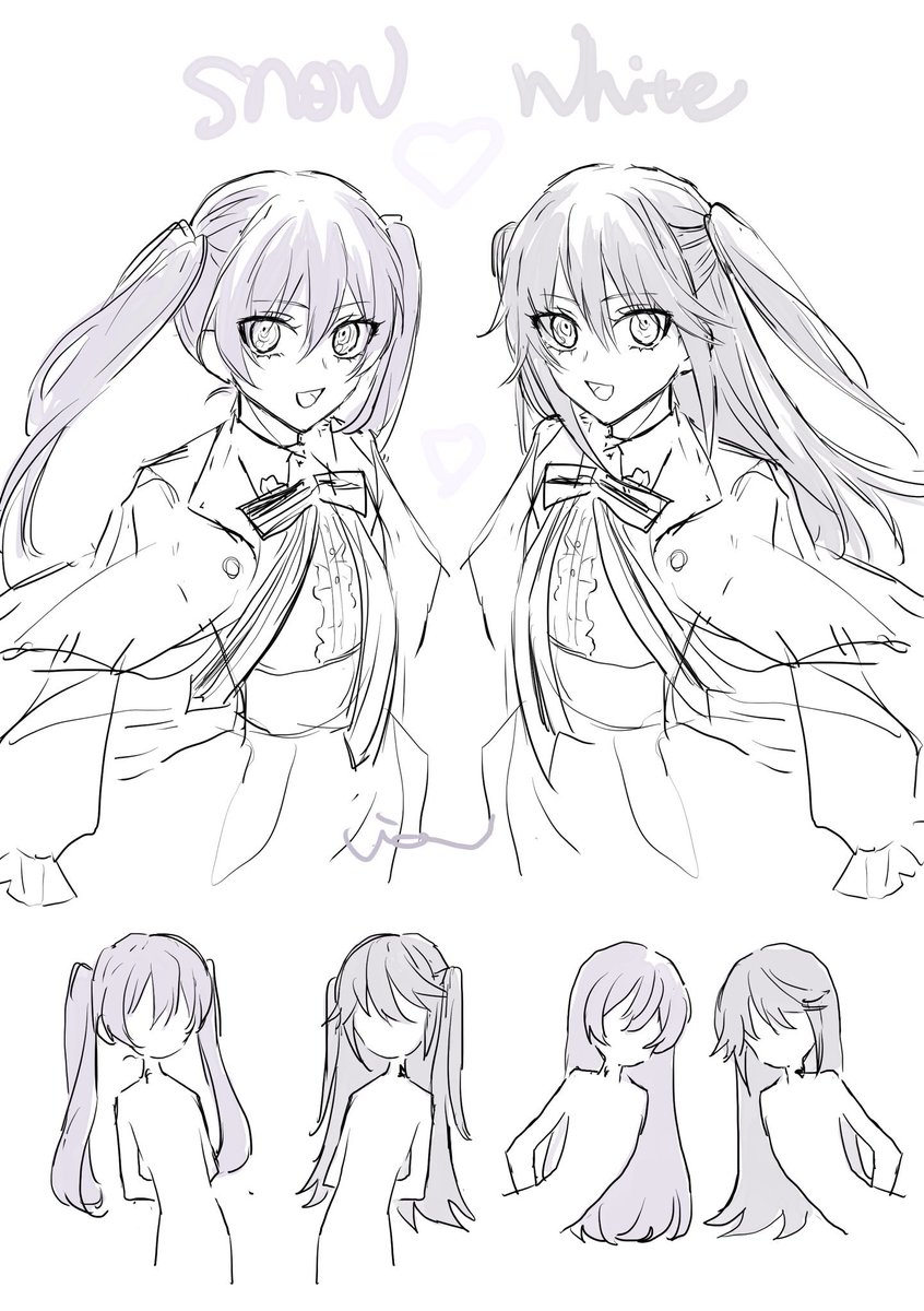 前描いた年長の女版の落書き気に入ってる かなり近づきたくない印象 