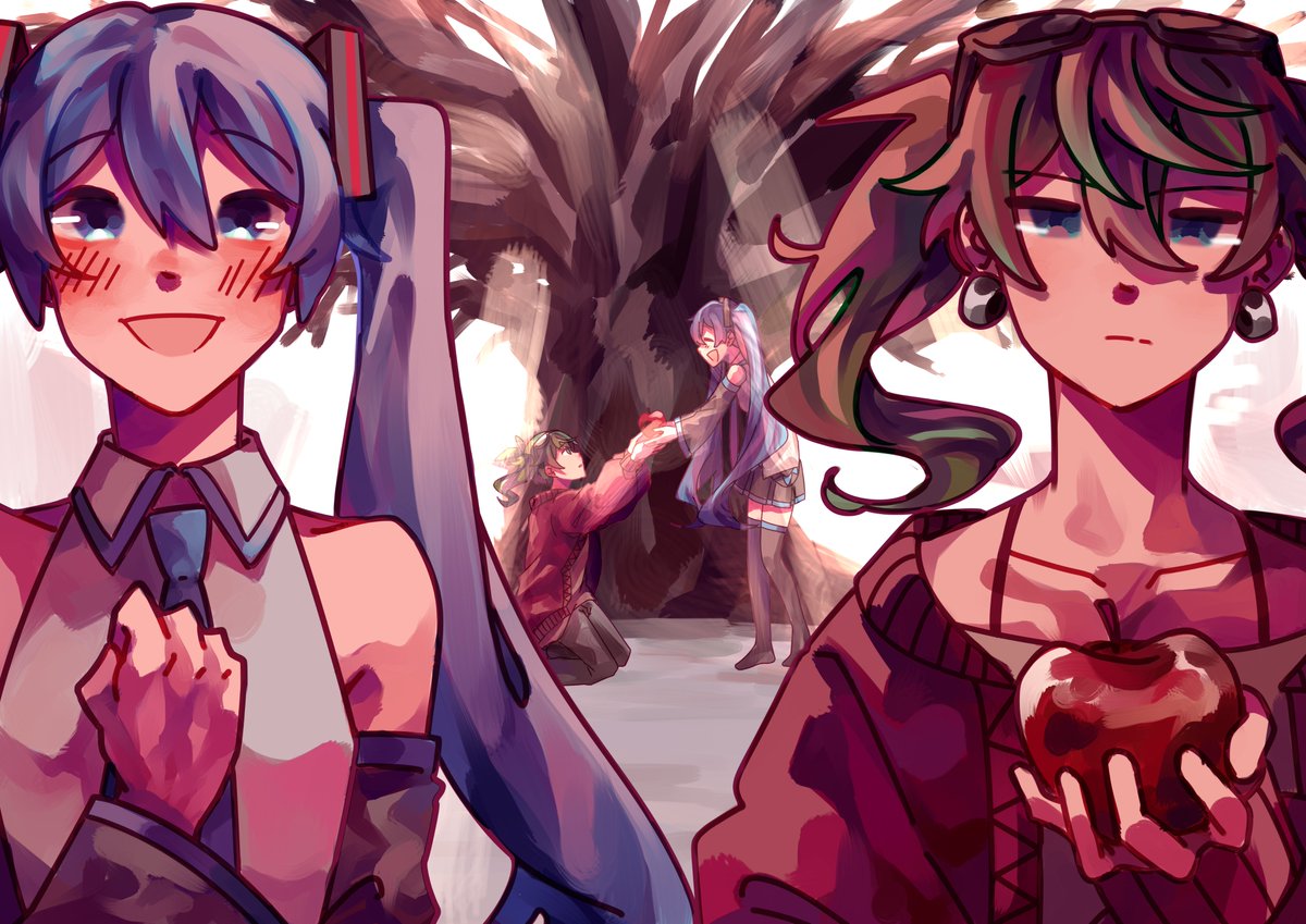 gokigenlys's tweet photo. My full piece for the @vocalostalgia zine!
Based on the fic written by @asterriism ❤️

It was an honor to be a part of this project!
#VOCALOID #HatsuneMiku https://t.co/zDkFQp5VYO