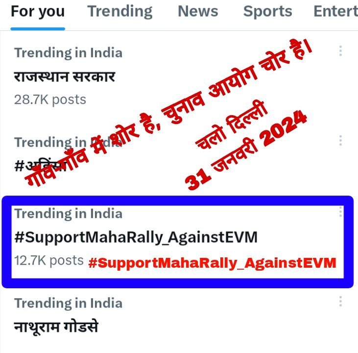 #SupportMahaRally_AgainstEVM