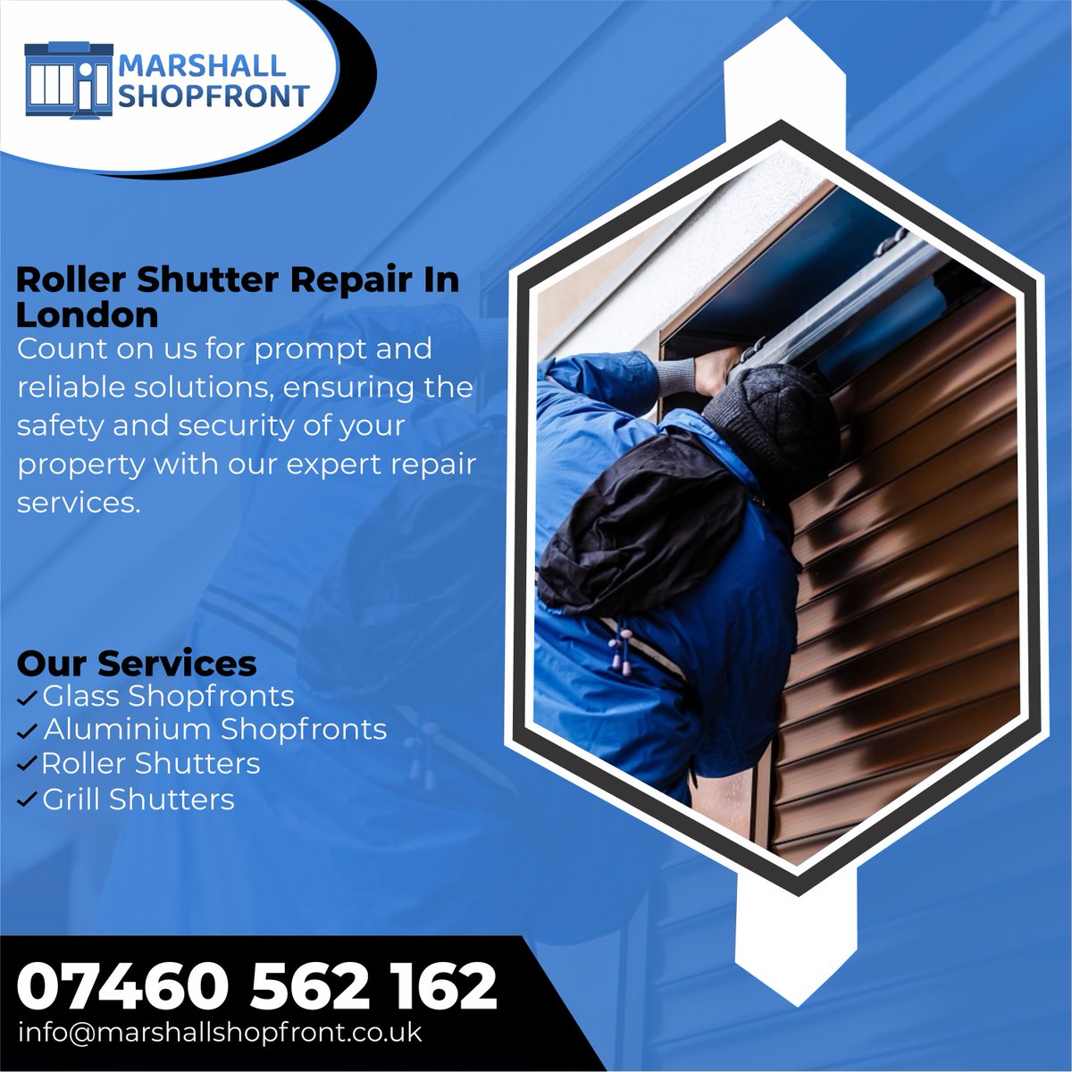 MShopfront's tweet image. Marshall Shopfront specializes in professional Roller Shutter Repair in London. Serving Essex Gardens, Hornchurch, we ensure reliable and efficient solutions for security and convenience.

marshallshopfront.co.uk/roller-shutter…
#ShutterRepairLondon
#MarshallShopfront
#RollerShutterFix