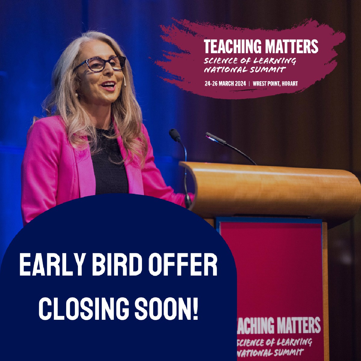 CathEdTas's tweet image. Ready to celebrate the Science of Learning with us? Register before Friday 9 February to receive the early bird discount.

 📅 24 - 26 March 2024
📍 @WrestPoint, Hobart, Tasmania
🎫 brnw.ch/21wGv5c
#TeachingMatters #TeachingConference #CatholicEducation