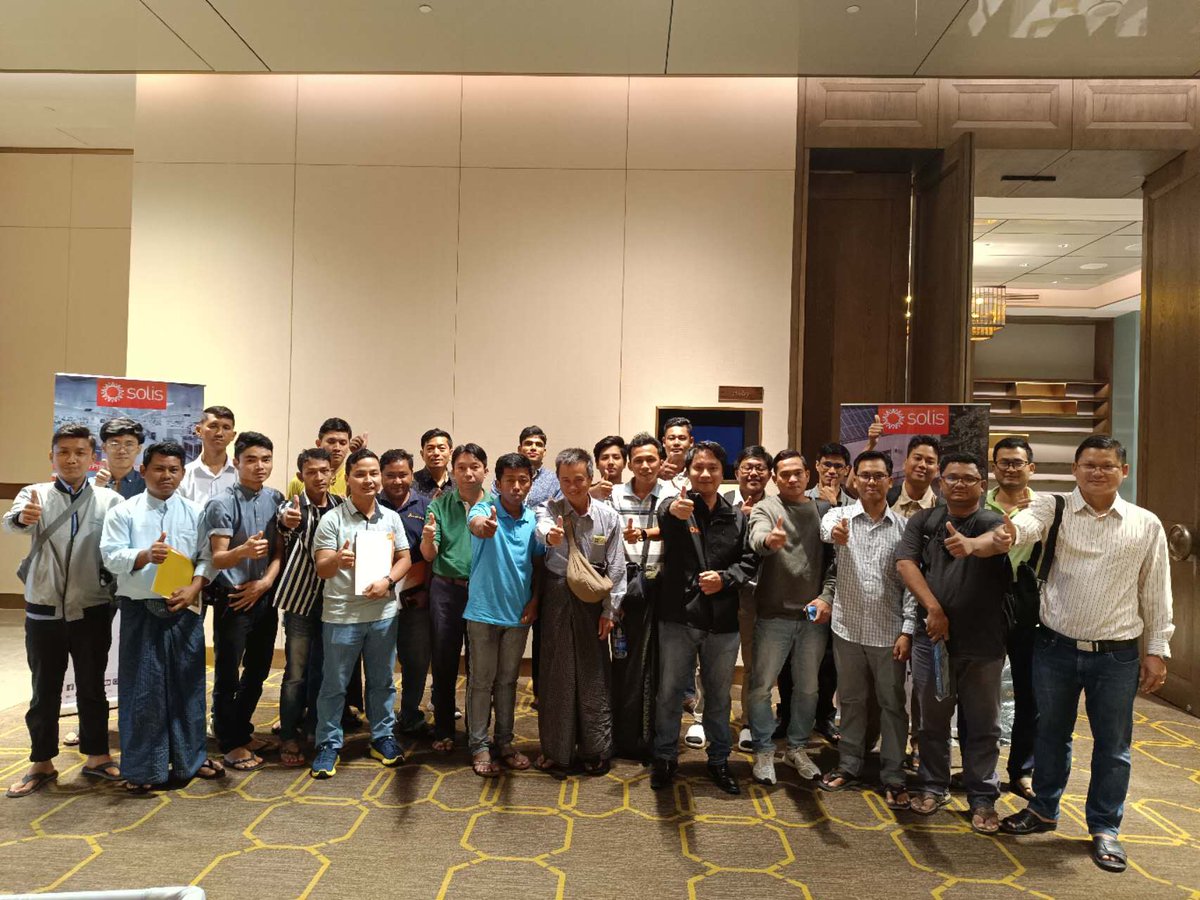Solis_Inverters's tweet photo. #SolisTraining in #Yangon was a resounding success! The focus was on the cutting-edge Solis ๐๐ ๐๐ฒ๐๐ซ๐ข๐ ๐๐ง๐ฏ๐๐ซ๐ญ๐๐ซ๐ฌ and participants were intrigued by its seamless integration with generators. Featuring automatic generator On/Off control, our #hybrid inverters stand out for their #efficiency and versatility. A sincere thank you to all of you who actively participated in the training. Together, we advance expertise to deliver top-notch solutions and enhanced services to our customers.
Solis: The World's 3rd Largest PV Inverter Manufacturer ๐
#SolisInverter #solarenergy #EnergyTransition #Tier1Inverter