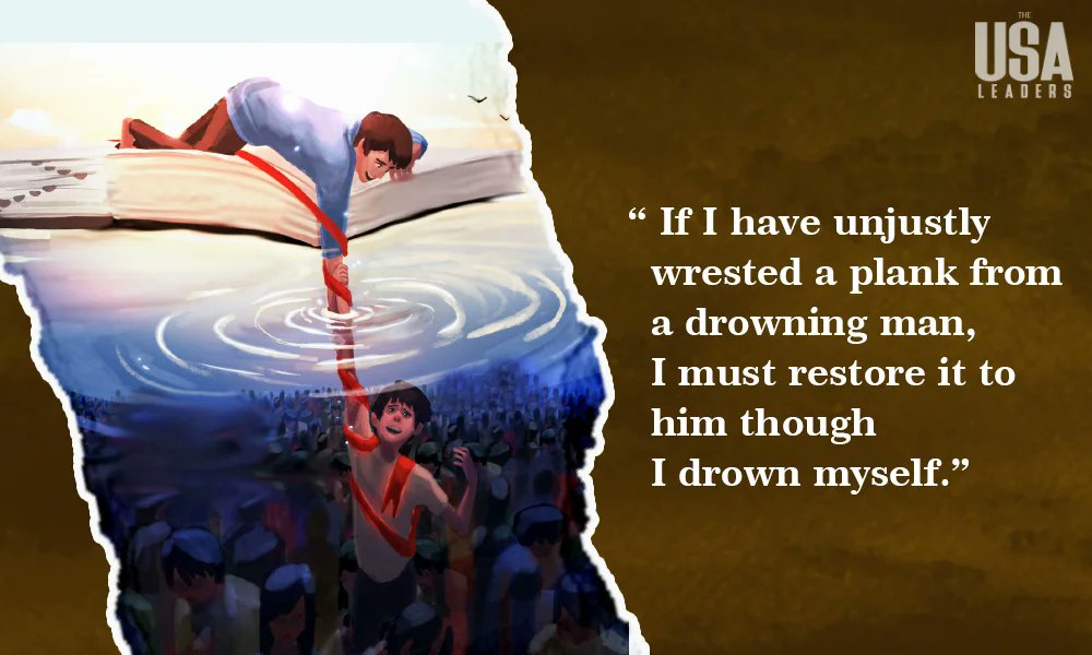leaders_usa's tweet image. “If I have unjustly wrested a plank from a drowning man, I must restore it to him though I drown myself.”

Read Here: tinyurl.com/4r9k4tyu

#Harmonious #livemore #henrydavid #inspiration #Motivation