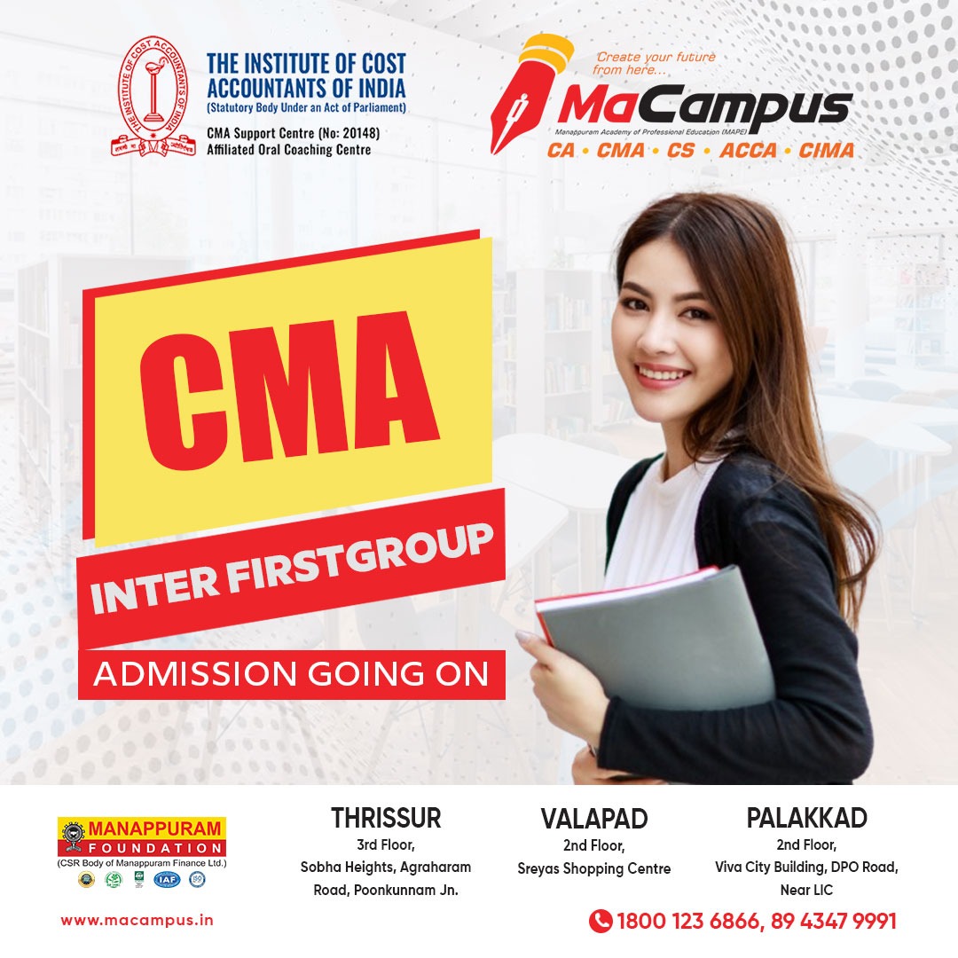 MacampusTcr's tweet photo. MaCampus
(Manappuram Academy of Professional Education)

ADMISSION GOING ON 🌠
Contact us for more details 📞 1800 123 6866, 89 4347 9991

#CSExecutive #WeekendBatch #MaCampus #TechProfessional
#CSEngineer #CharteredAccountant #CMAPrepare #ACCAJourney #FinanceProfessional https://t.co/dTILSnNg02