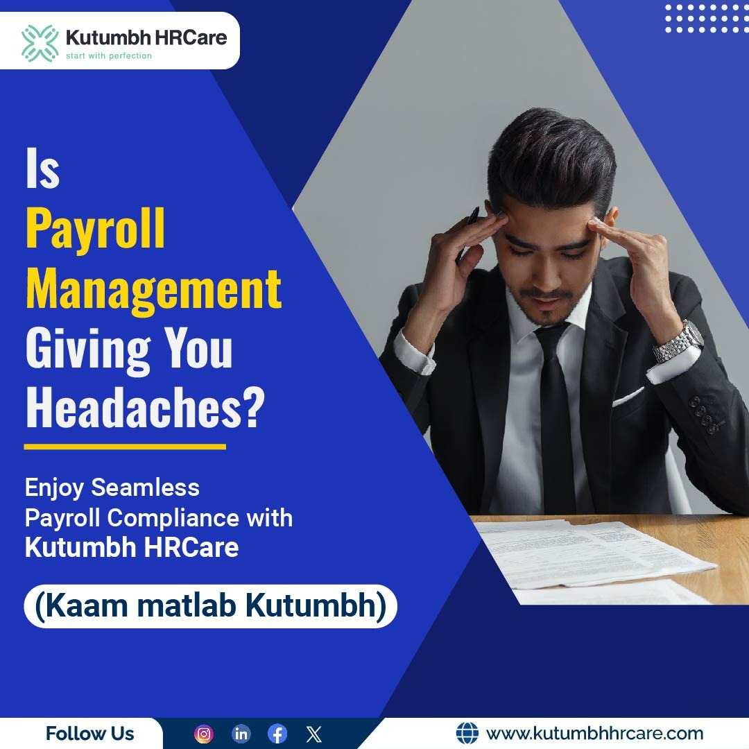 Ensure spotless employee payroll management by collaborating with Kutumbh HRCare - a renowned staffing solution provider.
Visit:- kutumbhhrcare.com
#KutumbhHRCare #Management #Payroll #PayrollCompliance #EmployeeSalary #Wages #SalaryPayment #PayrollLaws #Compliance
