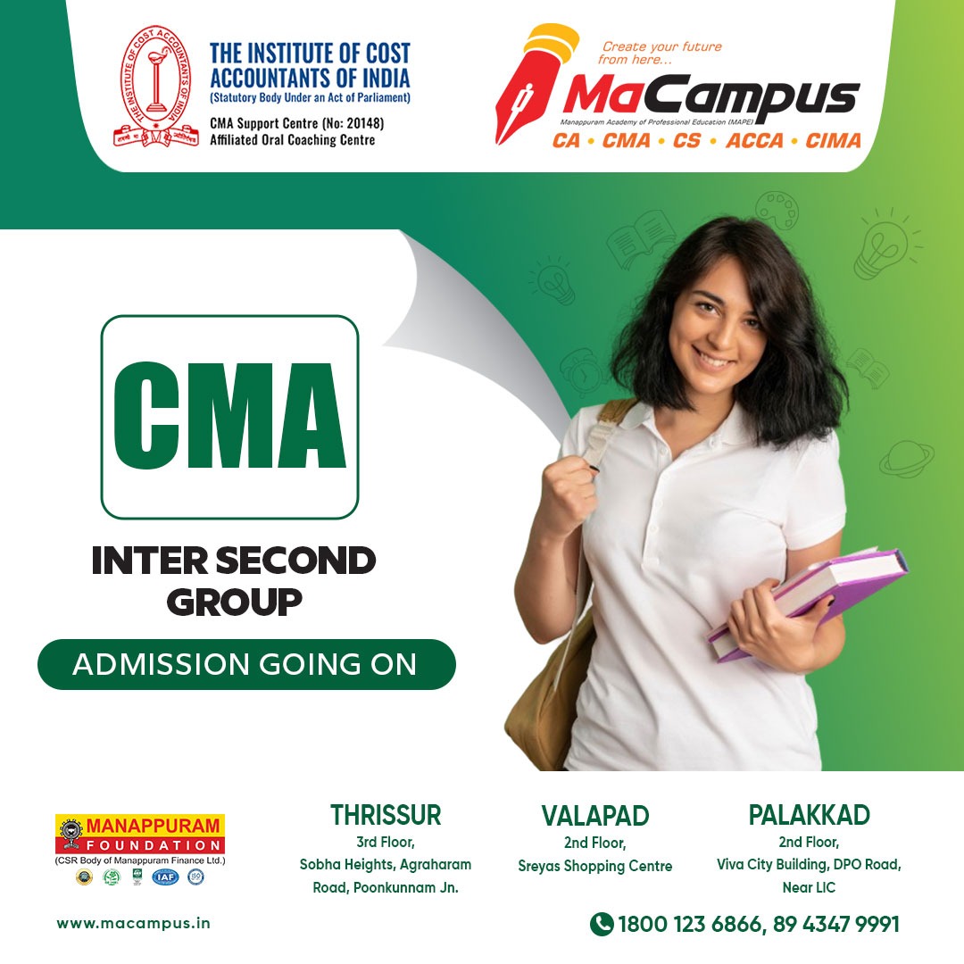 MacampusTcr's tweet photo. MaCampus
(Manappuram Academy of Professional Education)

ADMISSION GOING ON 🌠
Contact us for more details 📞 1800 123 6866, 89 4347 9991

#CSExecutive #WeekendBatch #MaCampus #TechProfessional
#CSEngineer #CharteredAccountant #CMAPrepare #ACCAJourney #FinanceProfessional https://t.co/EztJuM5Ovl