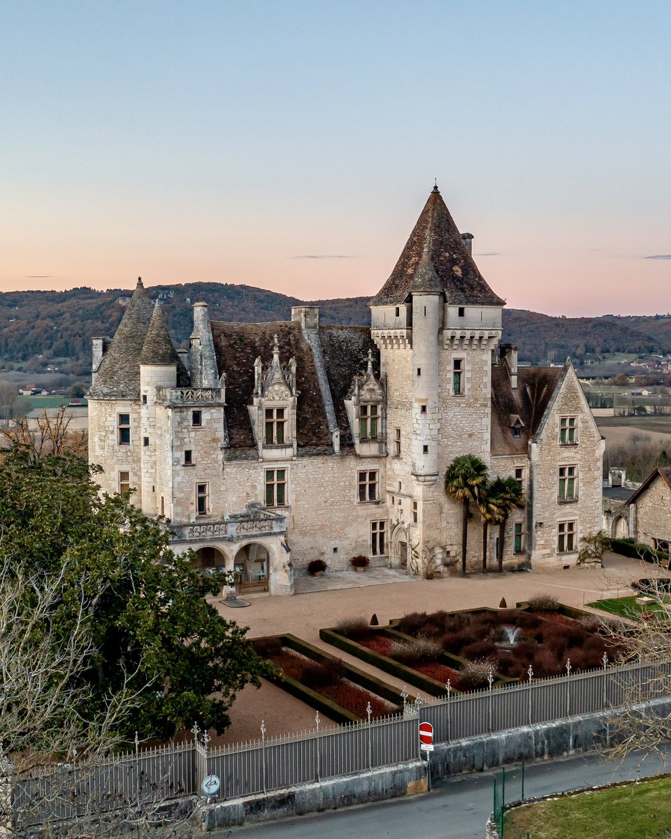 Le château des Milandes version hiver.