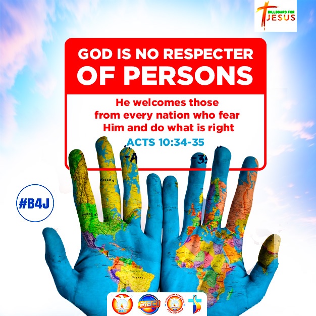 billboard4Jesus's tweet photo. God loves everyone equally and directs us equally if we allow Him into our lives.
#b4j #billboardforJesus #Prayandfast #Newyear2024 #21daysprayer https://t.co/BJmnZ9nZkV