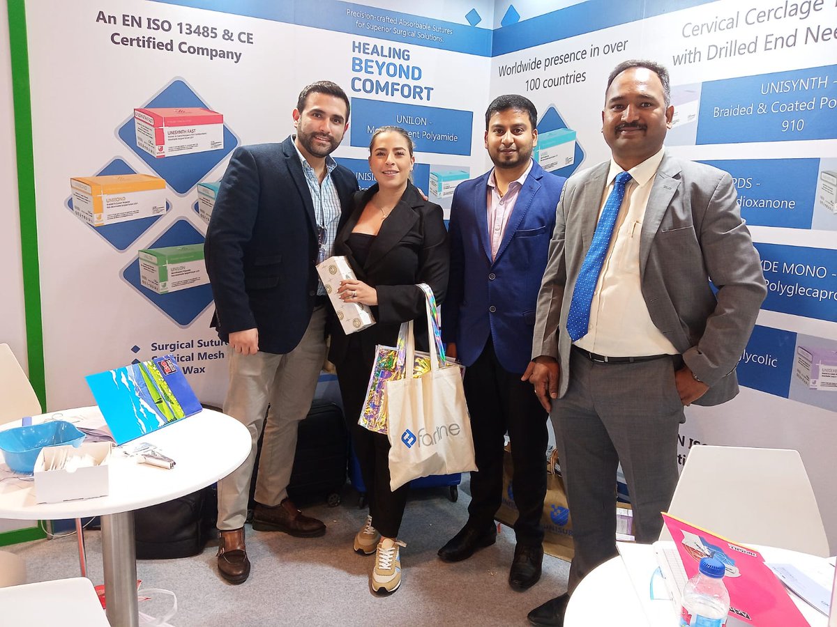 universalsuture's tweet photo. Exciting News from @Arab_Health Day 1! Unisur Lifecare Team rocked the event with groundbreaking innovations and a stellar showcase of commitment to healthcare excellence! THANK YOU❤️ to all the amazing attendees. 📍Stall No. IP-30, Booth No. M.B19
#ArabHealth2024 https://t.co/TQV4VgWTTZ