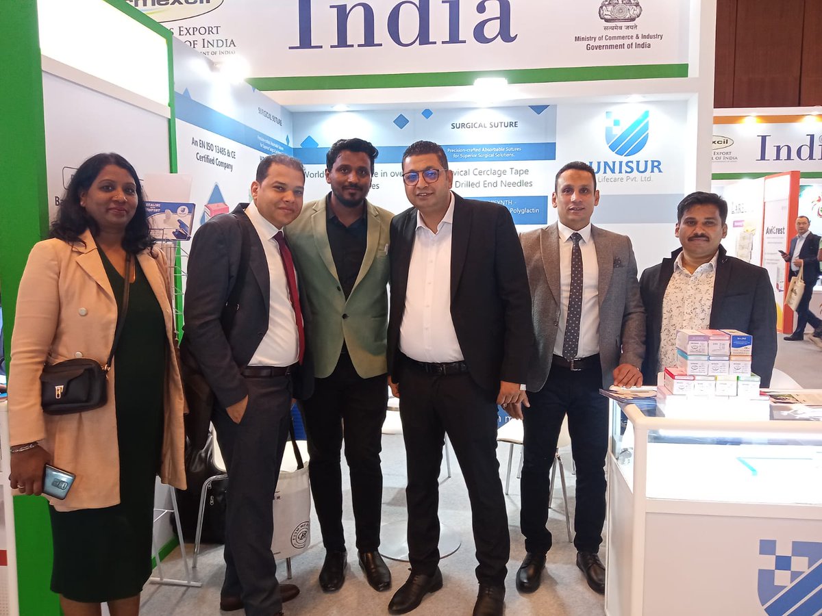universalsuture's tweet photo. Exciting News from @Arab_Health Day 1! Unisur Lifecare Team rocked the event with groundbreaking innovations and a stellar showcase of commitment to healthcare excellence! THANK YOU❤️ to all the amazing attendees. 📍Stall No. IP-30, Booth No. M.B19
#ArabHealth2024 https://t.co/TQV4VgWTTZ