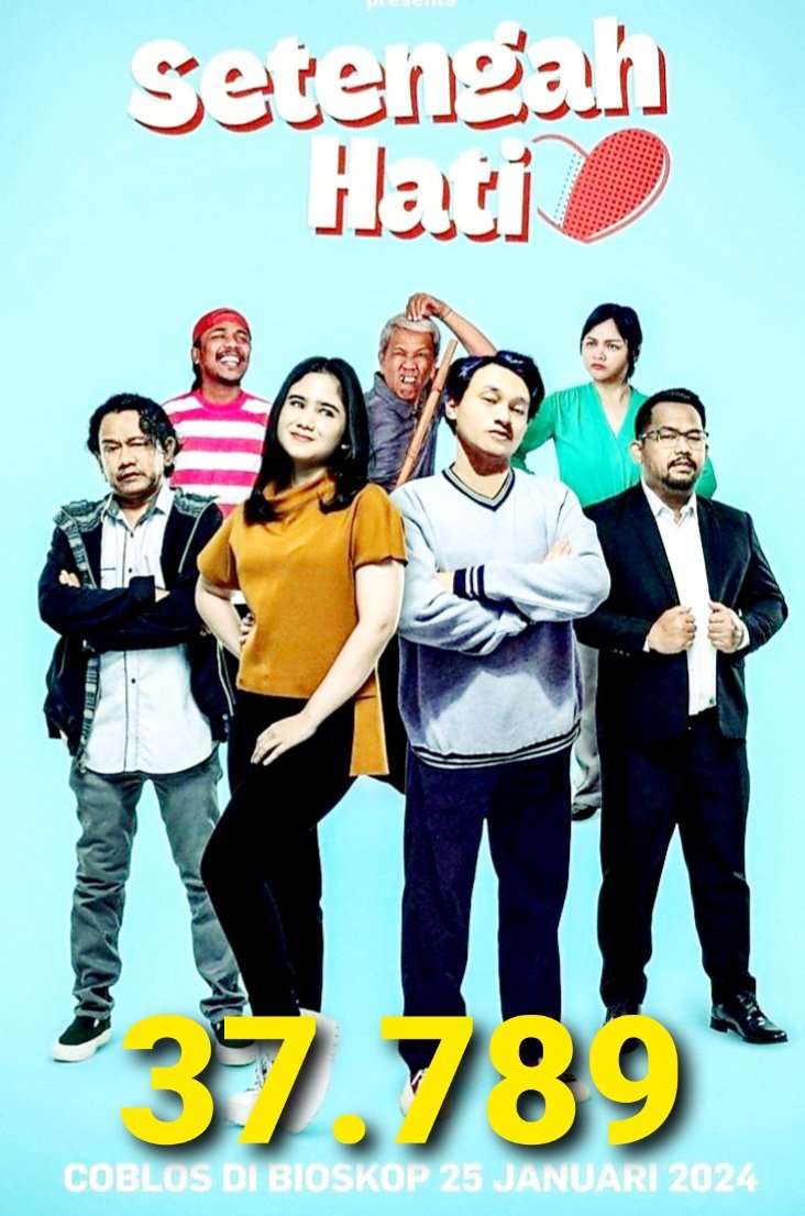 yan_widjaya's tweet photo. *B.O. 28/1*
#OOTD 12.401
#SetengahHati 37.789
#BuTejo 53.636
#SuamiygLain 72.100
#SehidupSemati 127.003
#RambutKafan 148.500 
#PemukimanSetan 271.086
#JatuhCinta 650.100
#Trinil 824.630
#13Bom 1.005.500
#LayanganPts 1.023.564
#Ancika 1.183.000
#SiksaNrk 2.608.543
Ayo, ayolah! https://t.co/4nT5xYHE50
