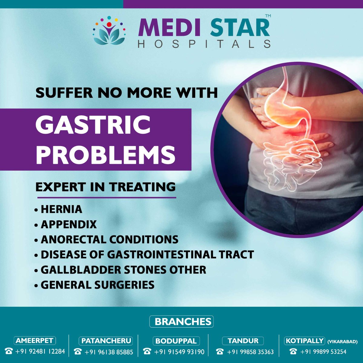 medi_hospitals's tweet photo. Experience relief from gastric issues at Medistar Hospital. Our expert care ensures a comfortable journey to digestive wellness.
#Medistarhospitals #Medistarhospitals1 #Gastricissues #GastricProblems #AcidReflux #Indigestion #Constipation #DigestiveHealth #Hyderabad https://t.co/tMTqfjdbIL