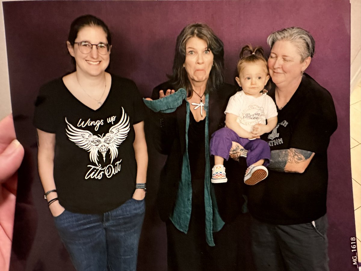 A few more photo ops from #xenacon2024. Baby Livia/ Baby Amazon stole the show. @Yo_AdrienneW @alextydings. @M_vanRoosendael and I are so proud of our tiny warrior💕 #micropreemie #nicuwarrior #preemiestrong #xenaLA