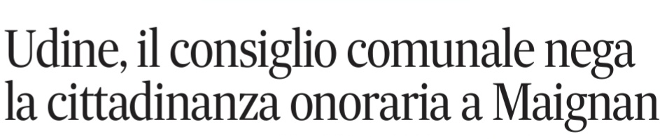 LopezPn's tweet photo. Lotta a #razzismo è una cosa seria. Si deve combattere con serietà e non con slogan mediatici. Solidarietà e sostegno a #maignan, sempre benvenuto in #Fvg. Ma #cittadinanza #Udine è altra cosa.
Primo test politico #Sindaco #DeToni: fa risultare città ciò che non è. Insufficiente https://t.co/NPLfzojd9A