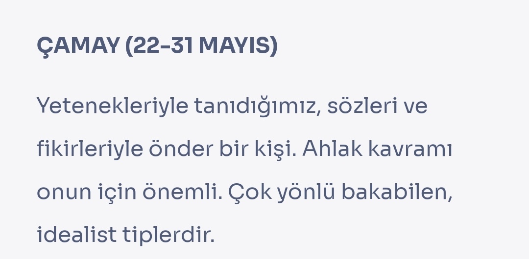 Ahlak konusu tartışmaya açık ama son cümle ben