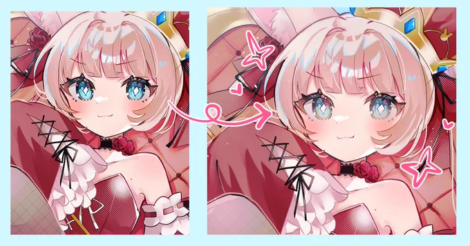 pixivFANBOXで目をイラストに馴染ませたい!を公開しました! 更新です!今回はお気に入りの瞳の馴染ませ方をご紹介します。良かったら試してみてください! 