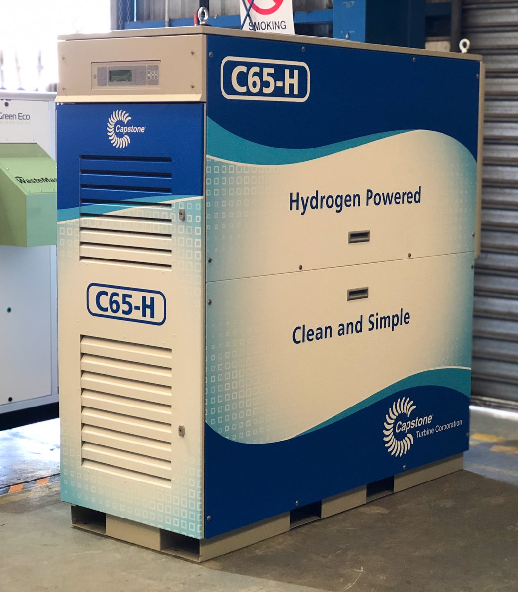 In 2021, we developed our 2nd @CGRNEnergy microturbine solution running on pure hydrogen for @blueeconomycrc, which focuses on the intersection of 2 emerging ocean-related sectors: aquaculture & offshore renewable energy production. #HydrogenInnovation