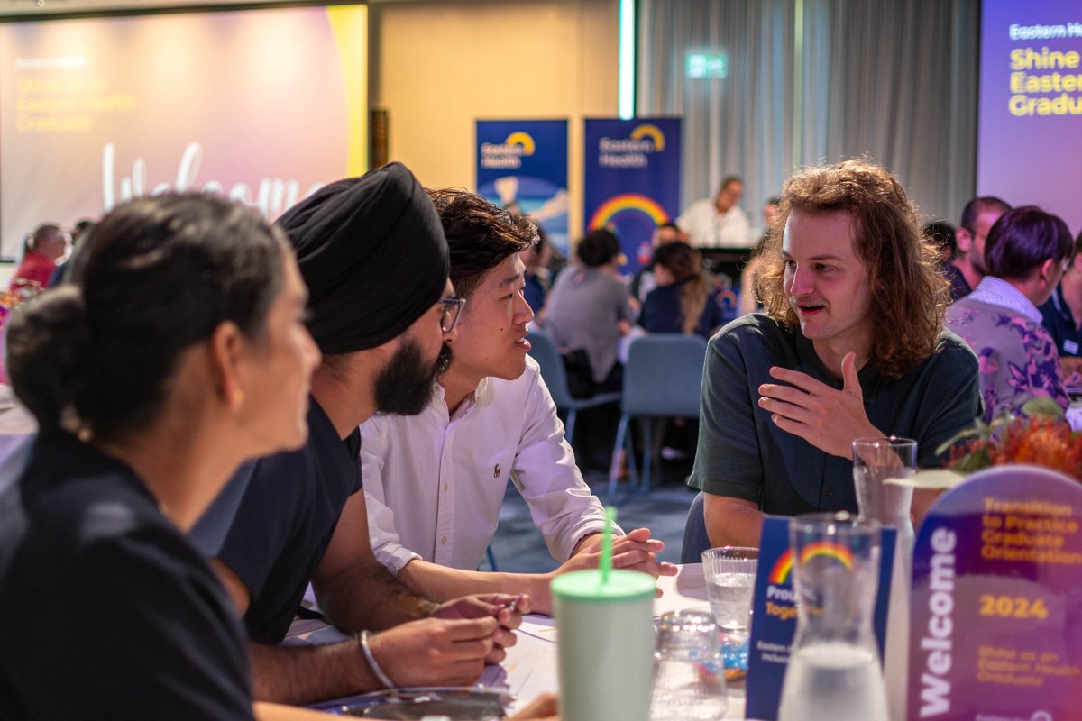 easternhealthau's tweet photo. Welcome to our 2024 Graduate Nurses &amp; Midwives, and Allied Health practitioners. Our Transition to Practice Team is excited to be supporting you as you start your healthcare careers. https://t.co/kdNZGZOJ2N
