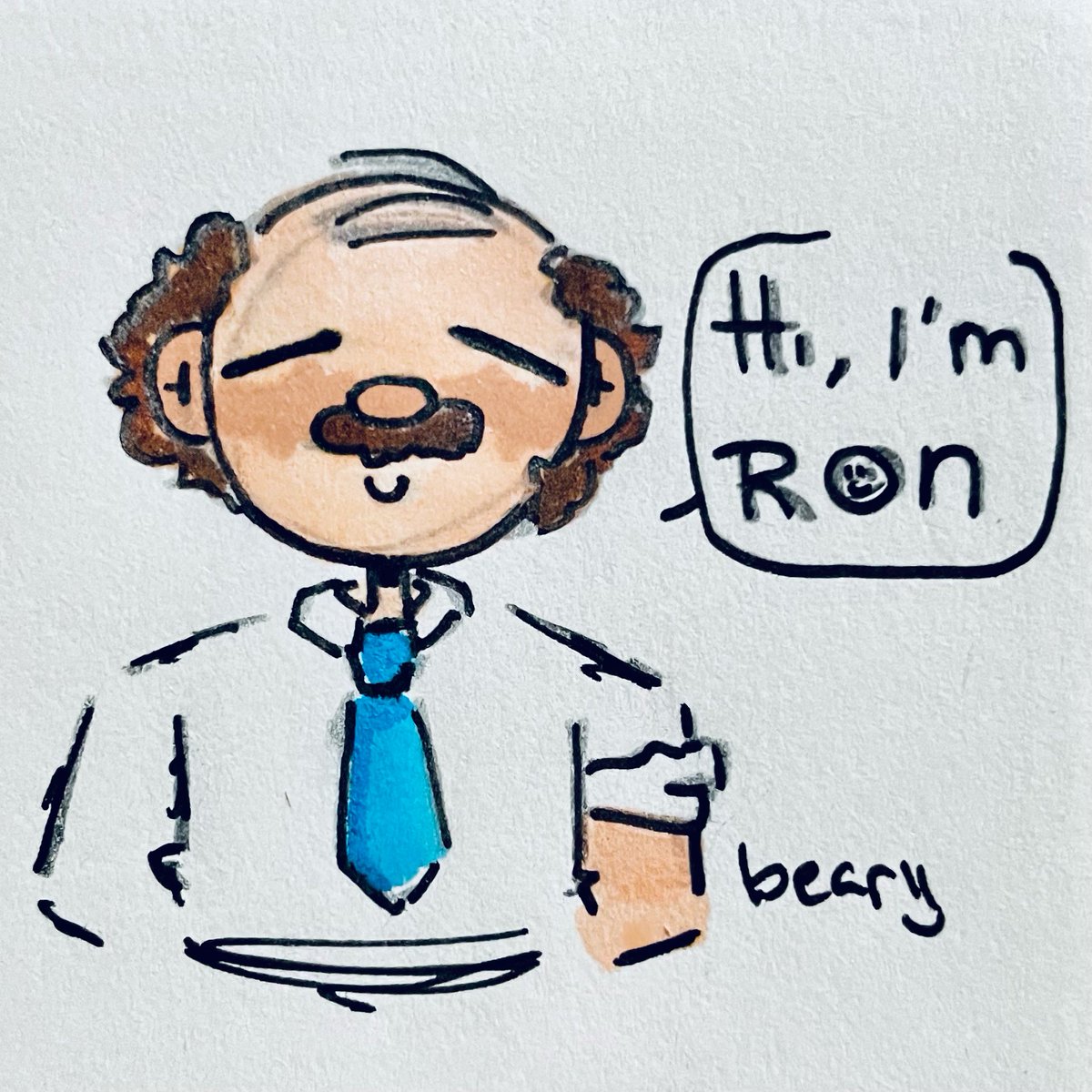 bearlyastar's tweet photo. Hi, Iโm Ron ๐
#dungeonsanddaddies #dndads #ronstampler #artrequests https://t.co/3efEffmd5h