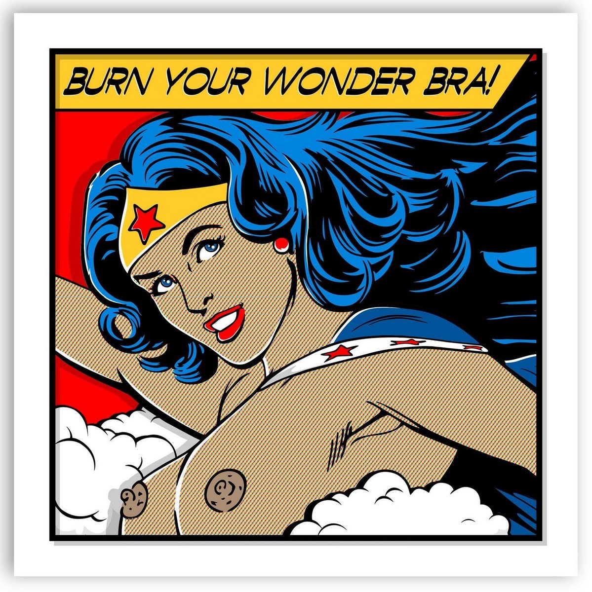 NinjaTurtlesToy's tweet photo. https://t.co/E7rD8pmo4z
Burn Your Wonder Bra Smoke Screen HPM Print by Denial- Daniel Bombardier
#superhero #superheroart #Comic #ComicArt #comics #superherotoys #art #graffiti ##2021 #Archival Pigment Prints #Black #Black Hair #Blue &amp; Teal #Blue Hair #Bra #Bude #Burn #Civics ... https://t.co/1KipB7vkID