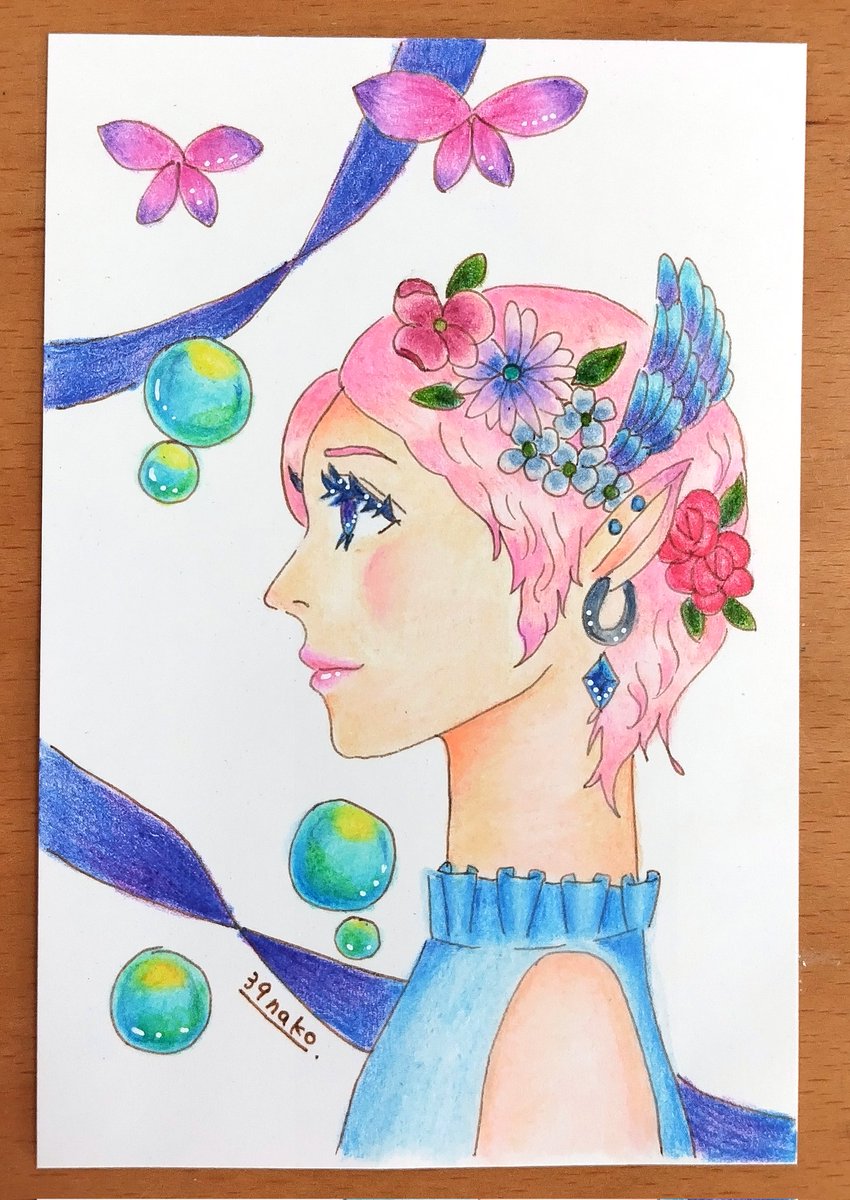 #アナログイラスト
#色鉛筆