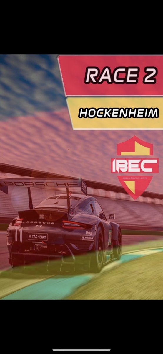 🟠 IBEC - Edición II 🟠

🗓️ Segunda carrera, domingo 4 de Febrero a las 13:00 hora 🇪🇸

🟣 Twitch - Spanishresistenza 

🌍 Nos vamos  a 🇩🇪

🏎️ HyperCar y GT3 

⚔️ 6 horas por delante ⚔️

🏆 ¿Se repetirán los ganadores de Daytona? 

#IBEC