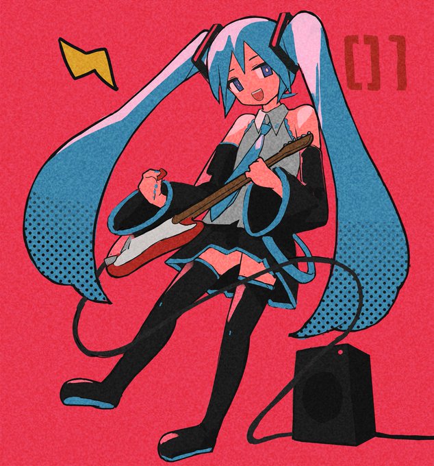 「black skirt electric guitar」 illustration images(Latest)