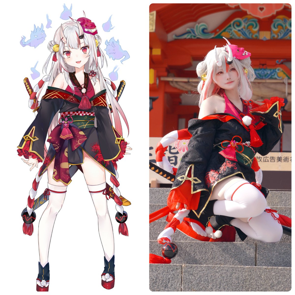 hiyori_cosplay's tweet photo. #原作の隣に自分のコスを貼る
😈✨ https://t.co/u5ifgq2Pa5
