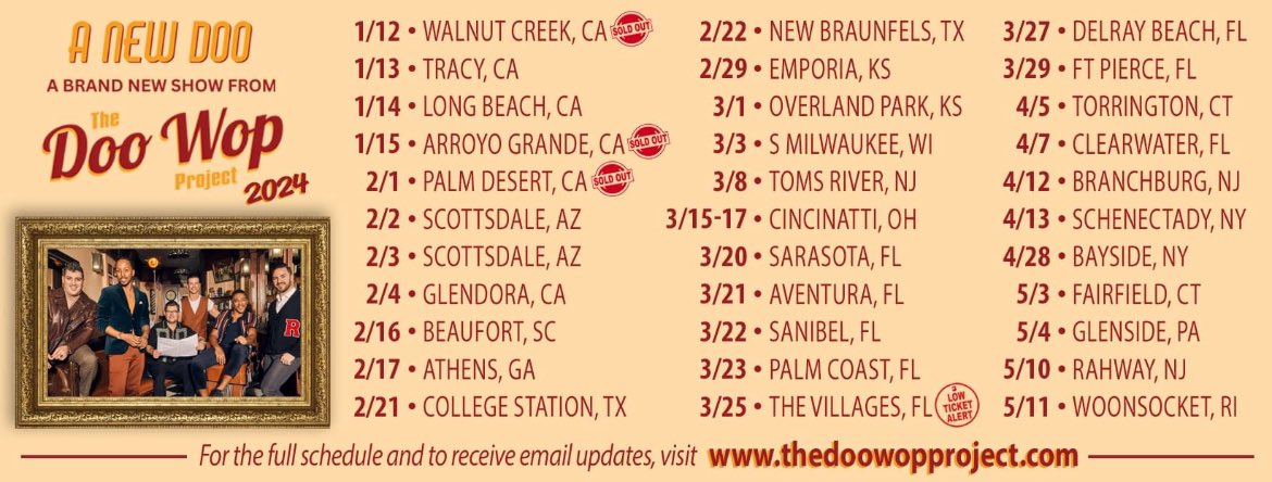 Latest Tour Schedule thedoowopproject.com
